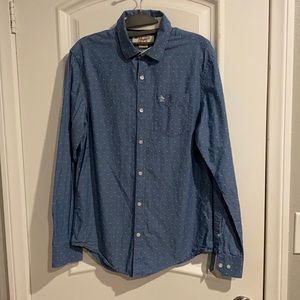 The original penguin long sleeve button up collared shirt